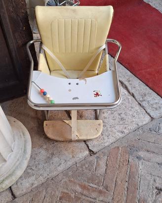 seggiolone per bambini vintage
