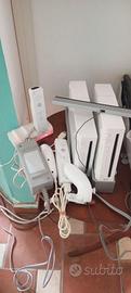 2 Wiii con 2 controller e nunuk alimentatore barra