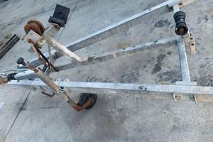 CARRELLO BARCHE USATO PER CANTIERE