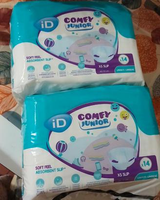 2 pacchi Comfy Junior XS SLIP (28 pezzi)