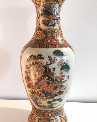 Grande vaso cinese Royal Satsuma 65 cm