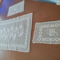 TRE CENTRINI lavorati a Mano