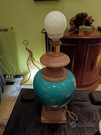 Lampada porcella turchese