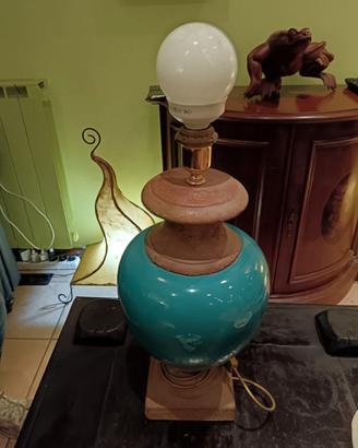 Lampada porcella turchese