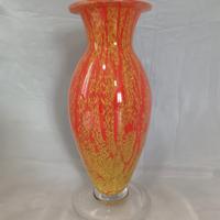 Vaso in vetro di murano anni 70 