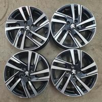 4 cerchi lega peugeot 208 soho r16 lt4245