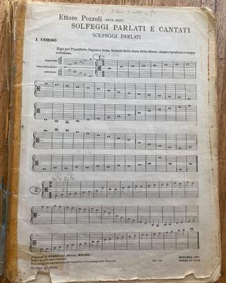 POZZOLI - Solfeggi parlati e cantati (I corso)