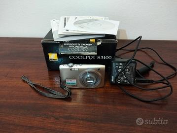 Nikon Coolpix S3100 – Set Completo – Condizioni da