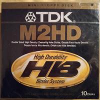 10 Mini Floppy Disk TDK 5.25 Sigillati