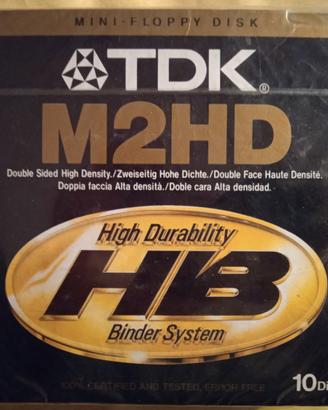 10 Mini Floppy Disk TDK 5.25 Sigillati