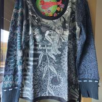 Maglia donna blu Desigual tg. L