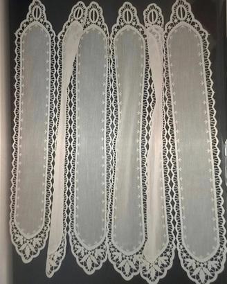 tendina macrame a vetro tirolese per finestra 