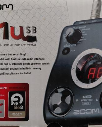 Pedaliera multieffetto zoom g1u g1usb