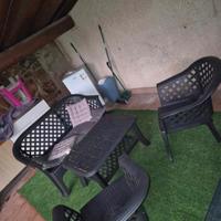 Tavoli sedie da giardino 