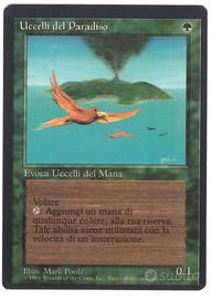 Magic The Gathering Uccelli del Paradiso Italiano