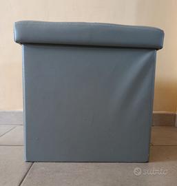 Pouf contenitore quadrato 