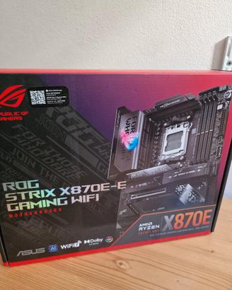 scheda madre Asus Rog Strix x870e con wifi 7