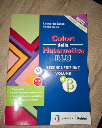 Colori Matematica BLU 4 Beta Sasso Zanone