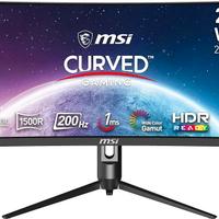 monitor gaming curvo 200hz MSI 