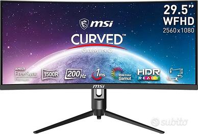 monitor gaming curvo 200hz MSI 