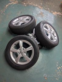 Set 4 ruote invernali complete Audi 16" 