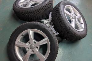 Set 4 ruote invernali complete Audi 16" 