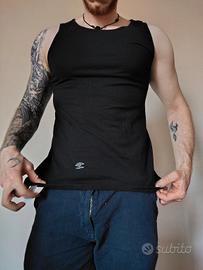 Canottiera Umbro nera uomo