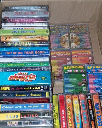 lotto musicassette anni 60,70,80,90 rock latino