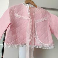 copri camicia notte e vestaglia pile 100 %rosa