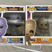 funko pop groot 202 + thanos 289 - marvel avengers