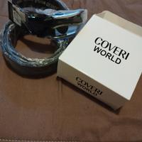 Cintura uomo nera in pelle