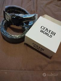 Cintura uomo nera in pelle