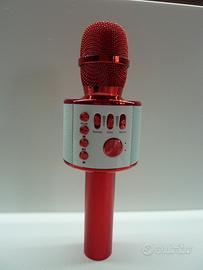 Microfono Karaoke Wireless Rosso