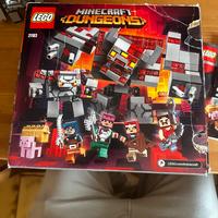 Lego minecraft la Battaglia della pietra rossa