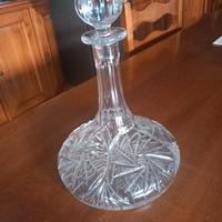 bottiglia in cristallo boemia 