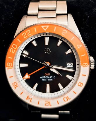 Orologio Diver  Whishdoit  gmt Seiko NH 34