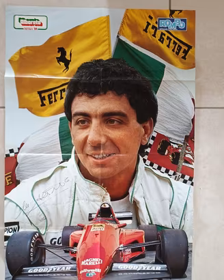 Poster 8 pagine Michele Alboreto 1984