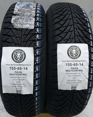 2 GOMME 155 65 14 FULDA A64171