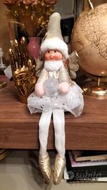 fatina di Natale con luce 