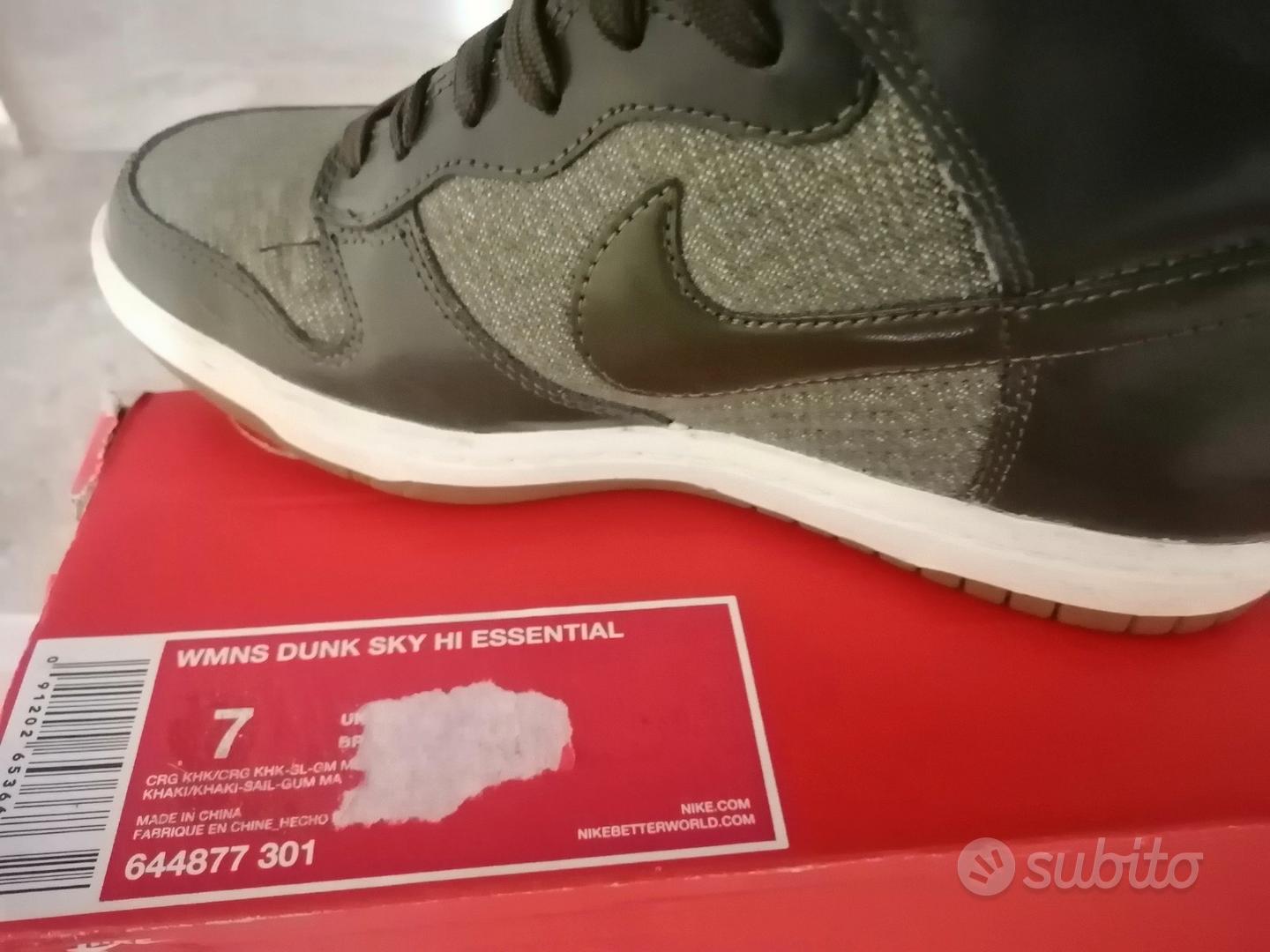 Nike dunk sky argento cheap