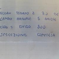 Cambio manuale 5 marce terrano 2 3.0 dci