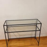 Consolle vetro e metallo nuovo