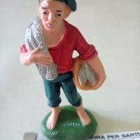 statuetta pescatore per il presepe di Natale 
