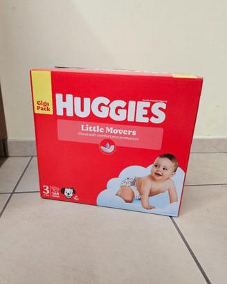 Huggies Little Movers, Pannolini Taglia 3 da 168pz