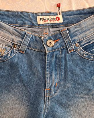 JEAN PANTALONI DONNA FOBO  DENIM DIVISION, TG IT S