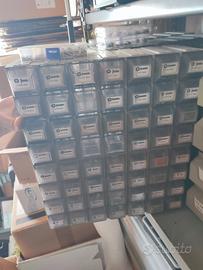 Cassettiere organizer viti bulloni dadi rondelle