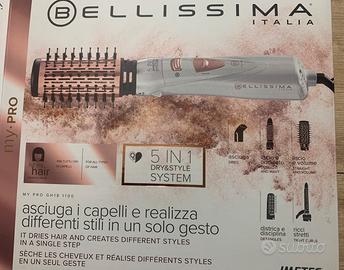 Fono/Spazzola bellissim Imetec 5 in 1 - Nuova