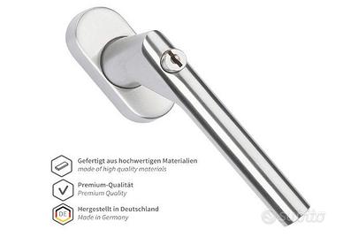 Nr. 28 Maniglia/Martellina finestra Acciaio inox