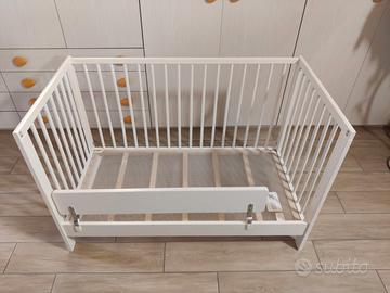 Lettino IKEA Gulliver evolutivo 3 in 1 + Spondina