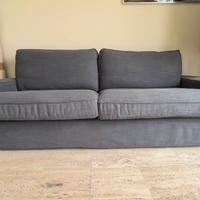 KIVIK Divano a 3 posti, Tibbleby beige/grigio